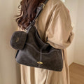 ②Shoulder bag-suede leather【$49.99】