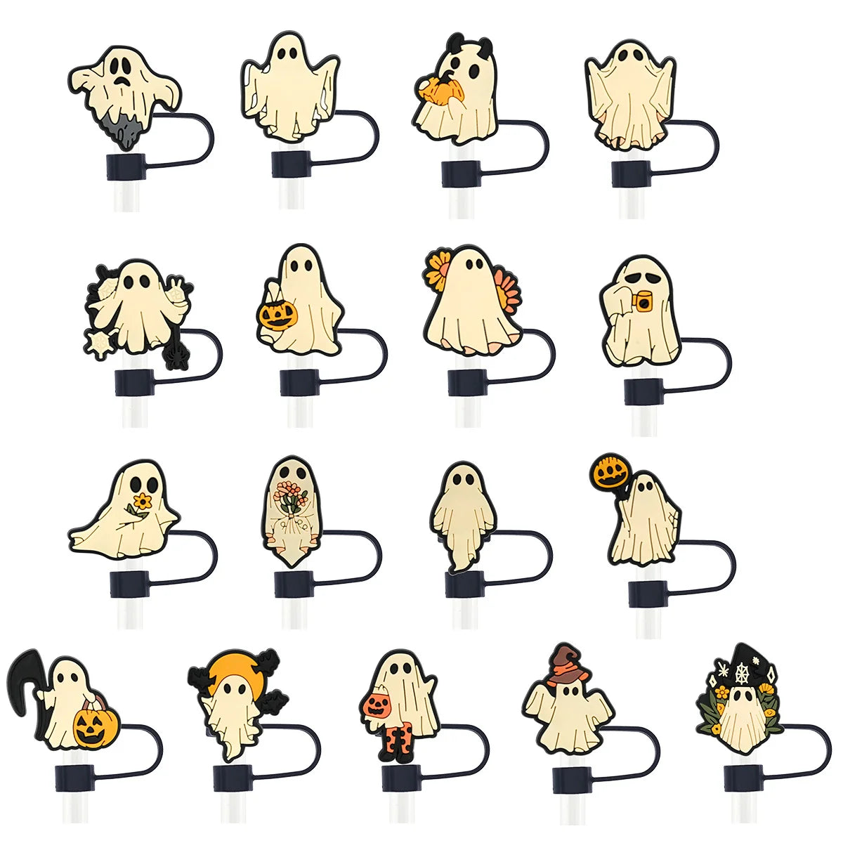 Ghost Straw Topper|Spooky Cute Drink Accessory【Wholesale price 99.88】